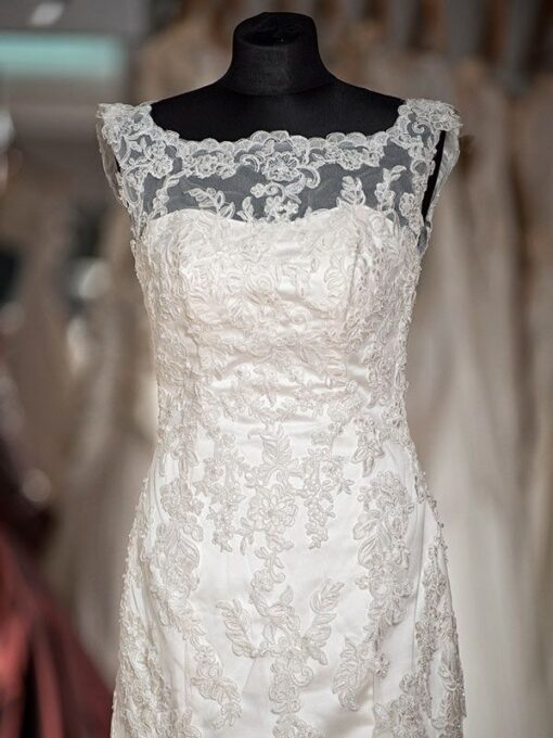Brautkleider Meerjungfrau-Stil mit Spitze Modell Liana