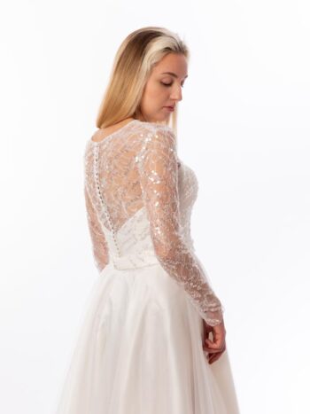 Standesamtkleid kurz creme Modell Aicha