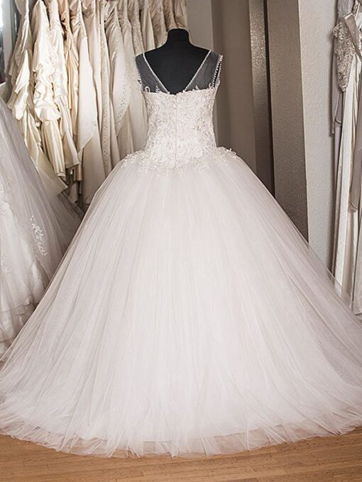 Brautkleider Elfenbein Princess-Stil Model Doreen - Image 3